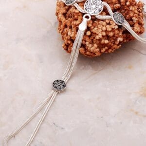 Handmade Midyat Woven 925 Sterling Silver Sahmeran Ring Bracelet