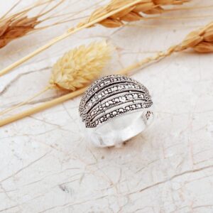 Handmade Minimalist Adjustable 925 Sterling Silver Ring