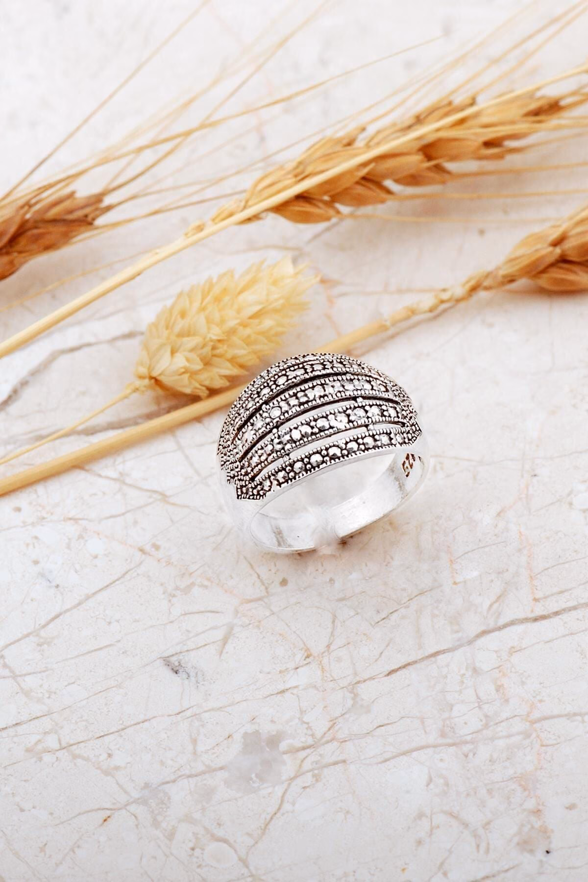 Handmade Minimalist Adjustable 925 Sterling Silver Ring